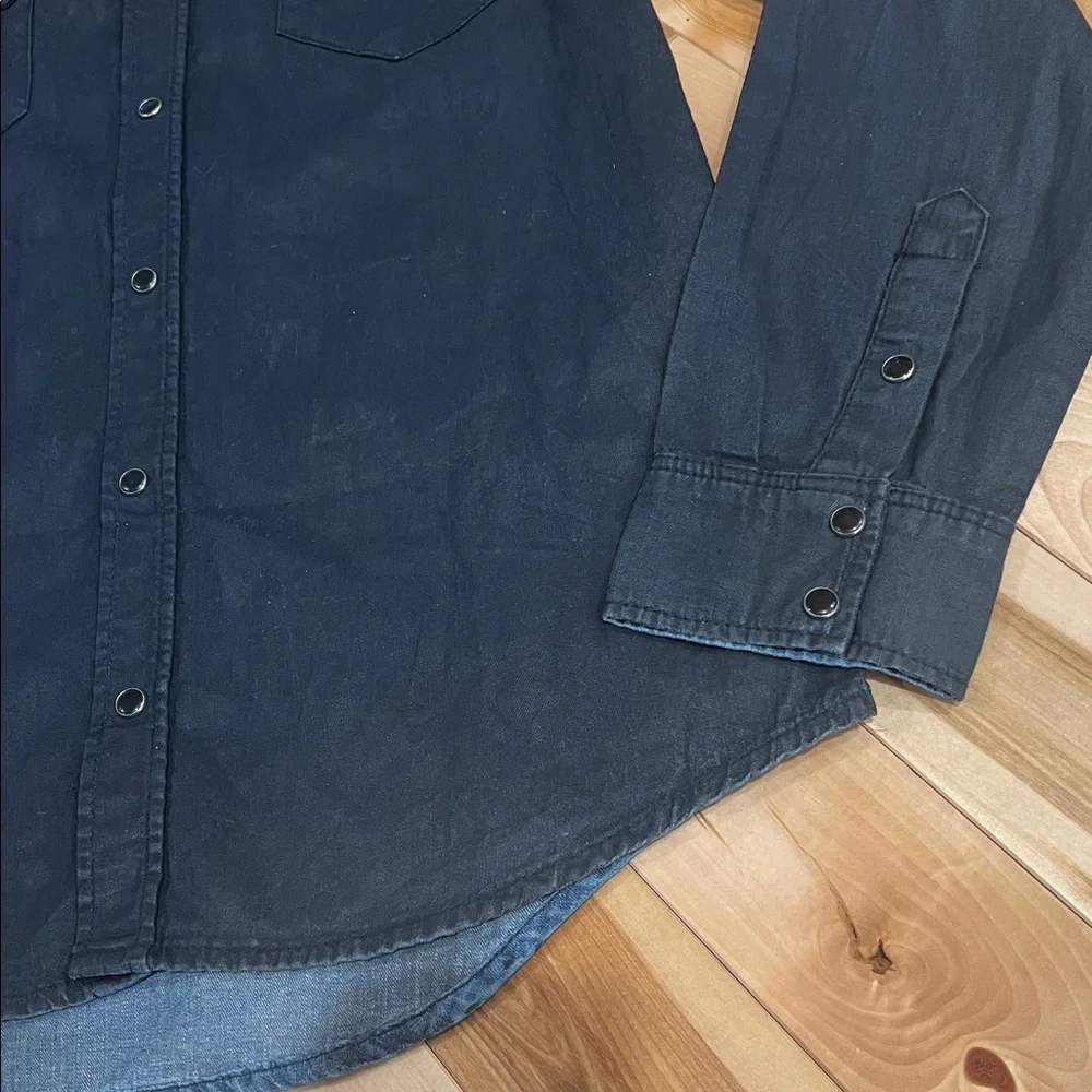 Sandro Paris Denim Shirt - Picture 3 of 4